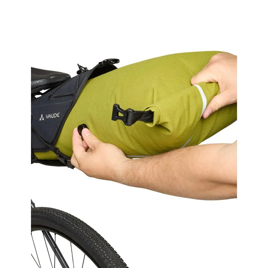 Sacoche de Selle VAUDE TRAILSADDLE CAGE 15 L Noir/Vert