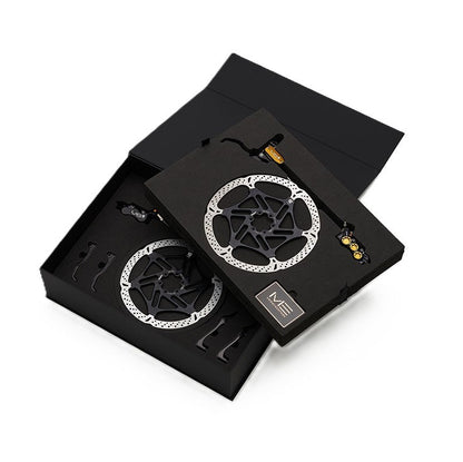 Paire de Freins HOPE TECH 4 EVO V6Ti Durite Aviation - Edition Limitée Noir/Or