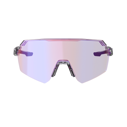 Lunettes LEATT RIDEVIZ LITE LARGE Transparent Verre Iriz Crystal Fuschia