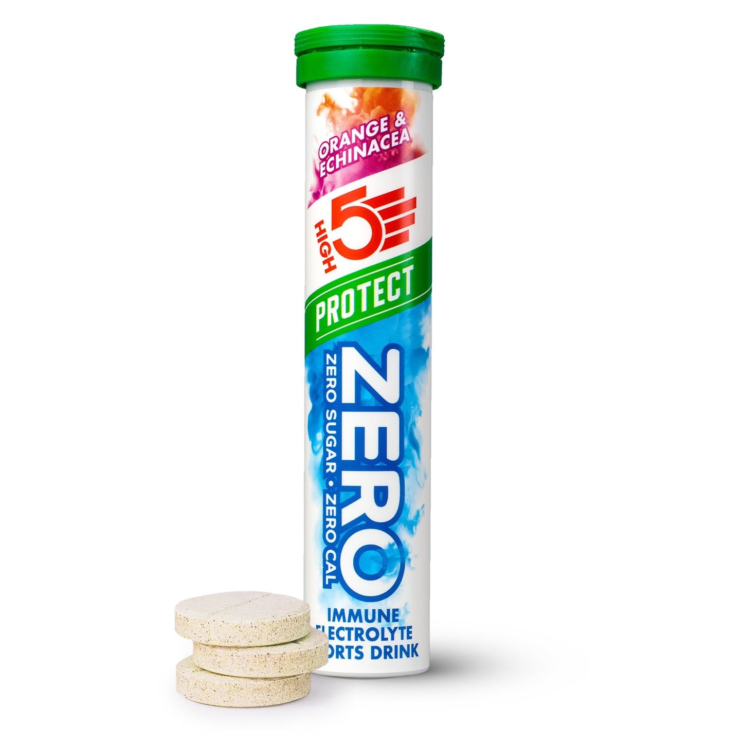 Pastilles d'Hydratation Electrolytes HIGH5 ZERO PROTECT (x20) Orange & Echinacée
