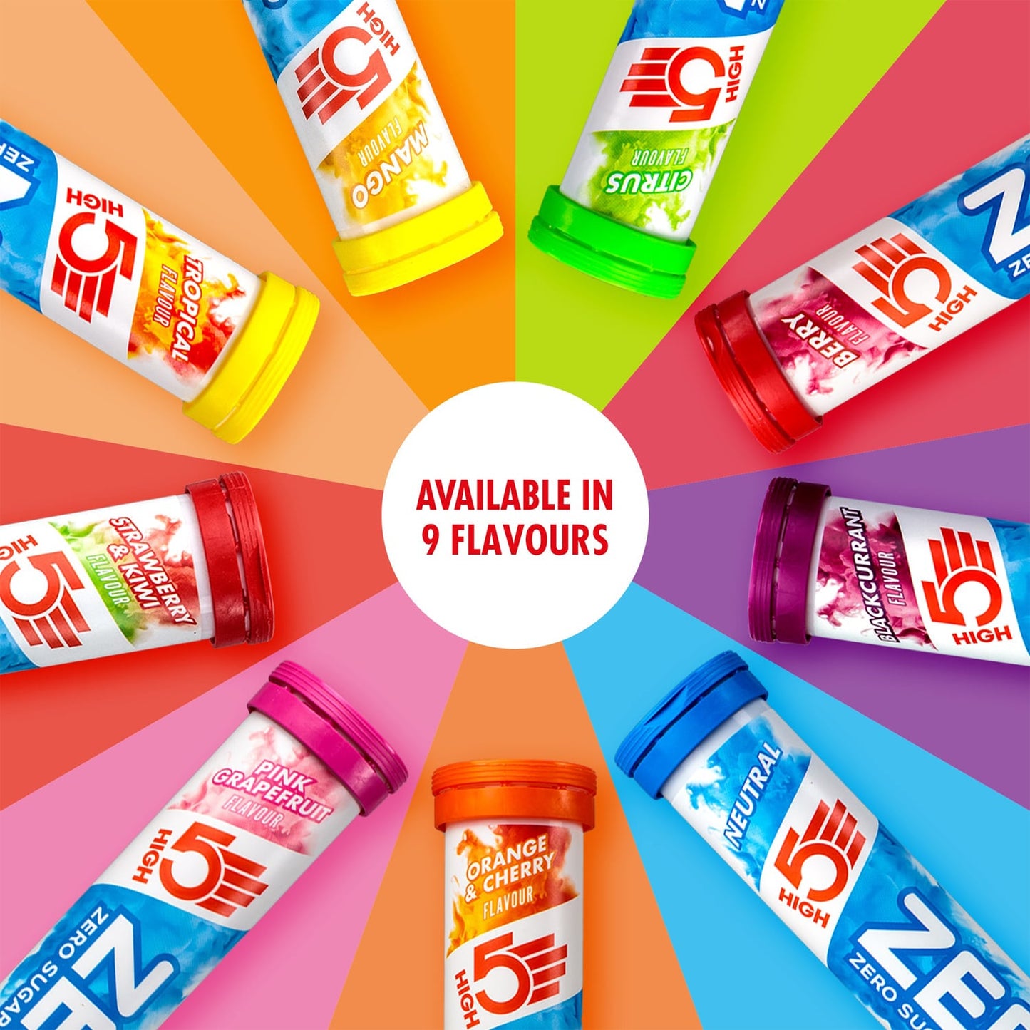 Boisson Anticrampe HIGH5 ZERO Tube de 20 Pastilles Mangue