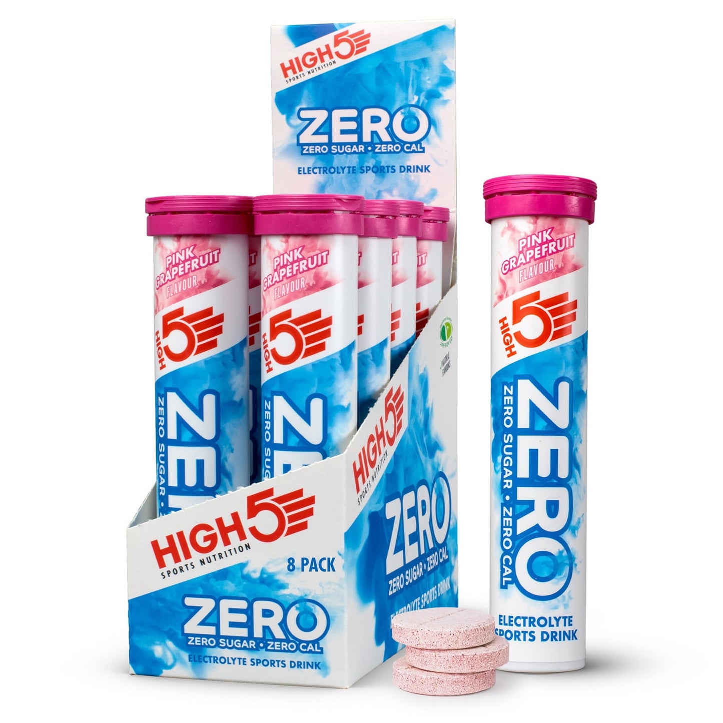 Boisson Anticrampe HIGH5 ZERO Tube de 20 Pastilles Pamplemousse