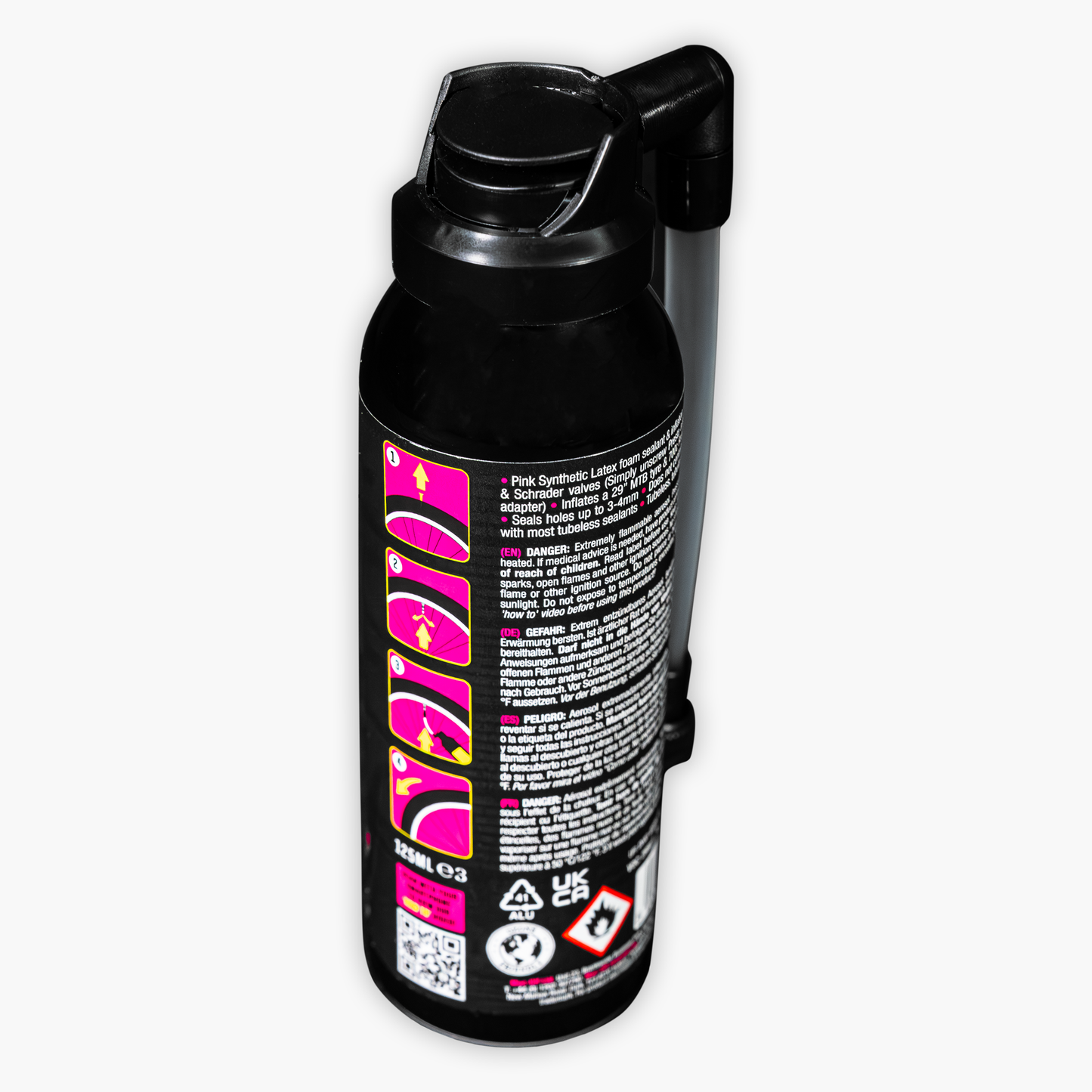 Bombe Réparation Crevaison MUC-OFF B.A.M (125 ml)