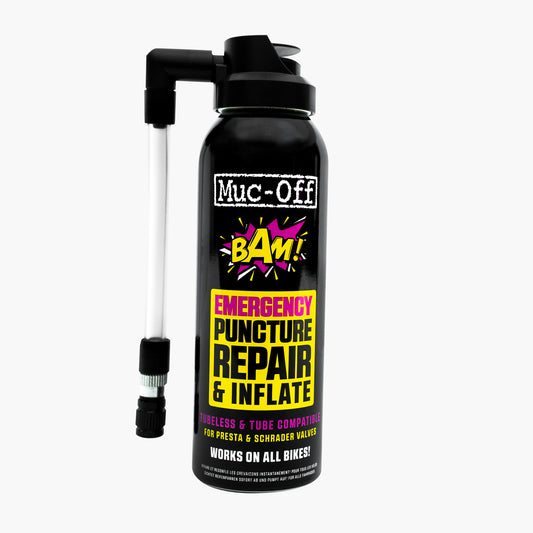 Bombe Réparation Crevaison MUC-OFF B.A.M (125 ml)
