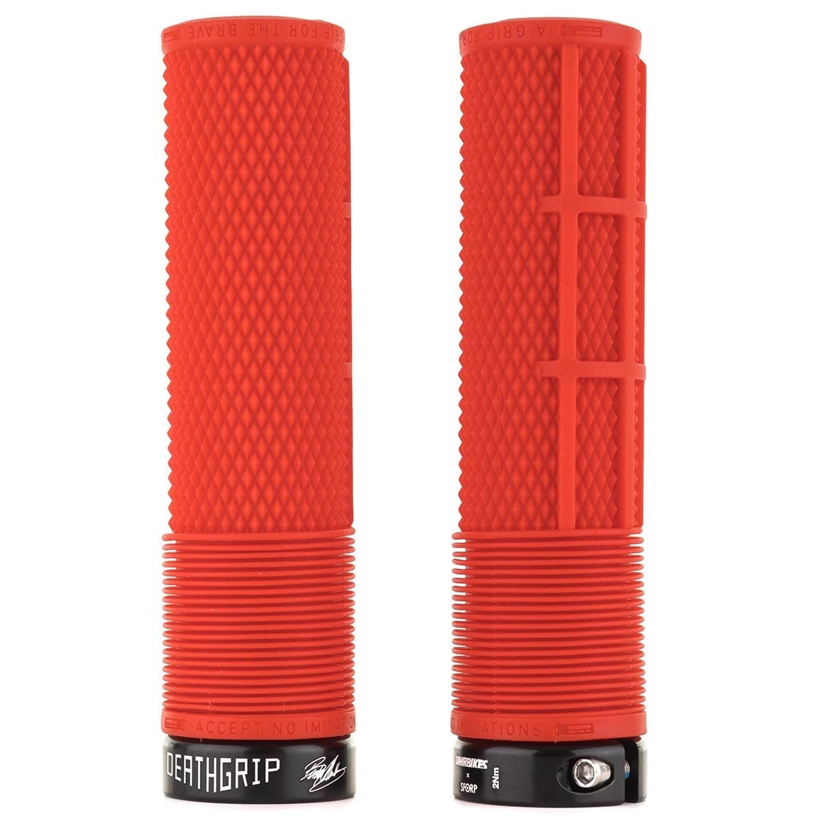 Grips DMR DEATHGRIP Large Lock-on Rouge