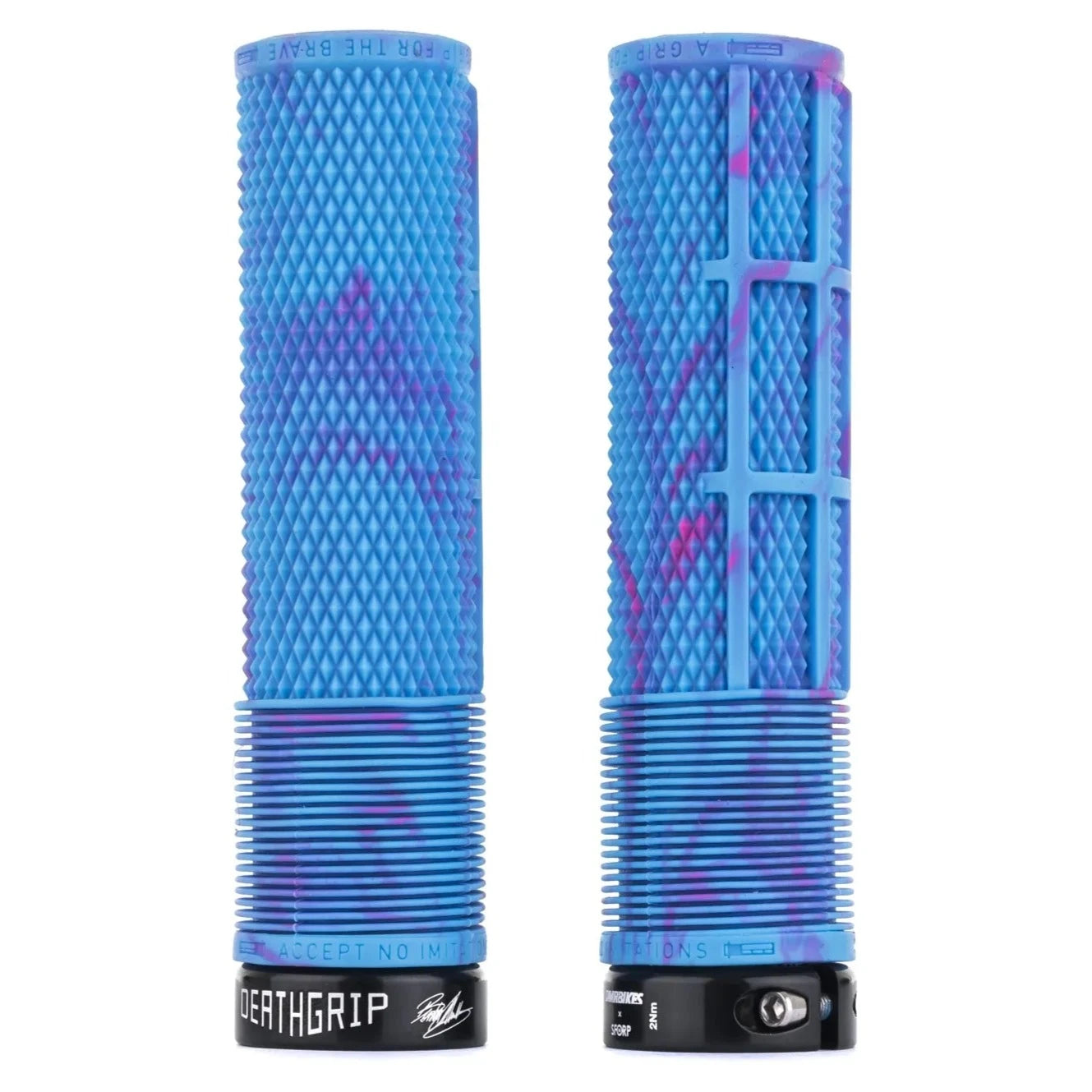 Grips DMR DEATHGRIP Large Lock-on Bleu/Camo – Probikeshop