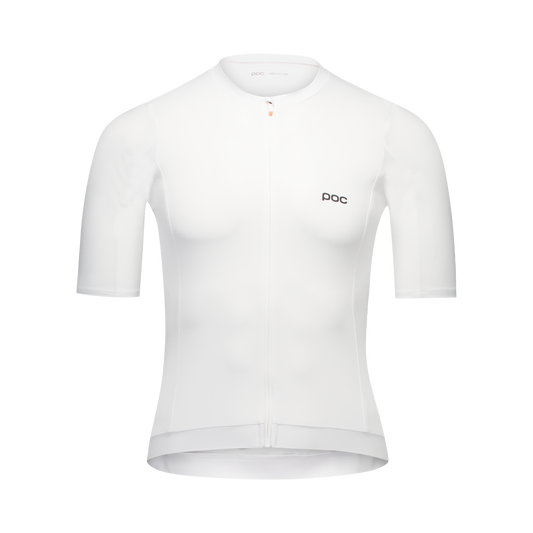 Maillot POC CADENCE Manches Courtes Blanc