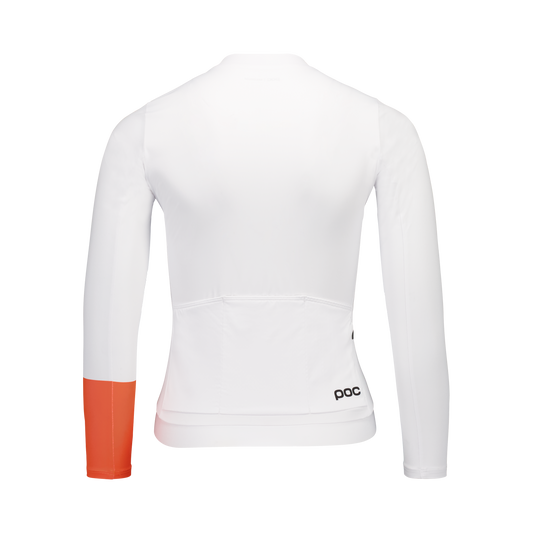 Maillot POC CADENCE Femme Manches Longues Blanc