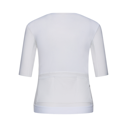 Maillot POC RACEDAY Femme Manches Courtes Blanc