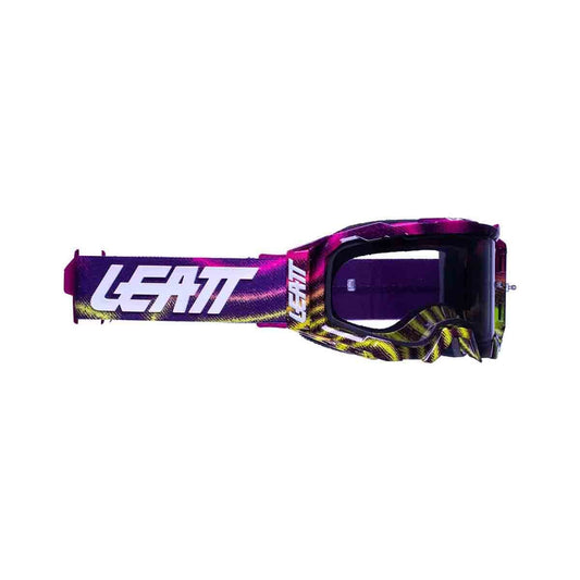 Masque LEATT VELOCITY 5.5 ZEBRA Écran Fumé Violet 2022