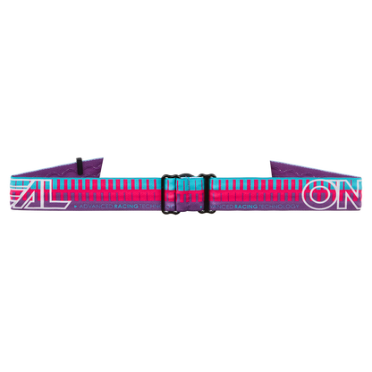 Masque O'NEAL B-10 STRIPED Junior Rose Écran Silver Mirror