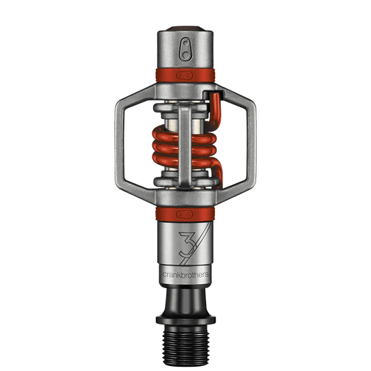 Pédales CRANKBROTHERS EGG BEATER 3 Argent/Rouge