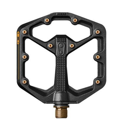 Pédales Plates CRANKBROTHERS STAMP 11 Small Noir/Or