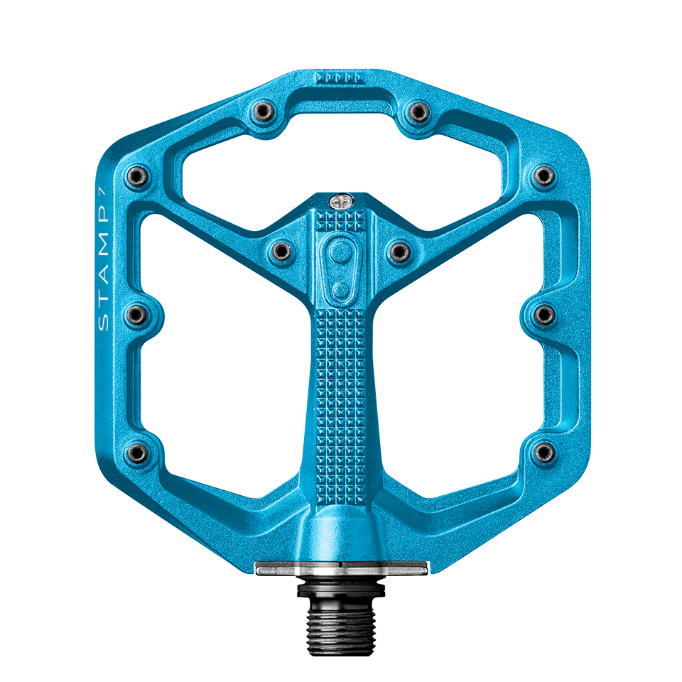 Pédales Plates CRANKBROTHERS STAMP 7 Small Bleu