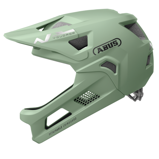 Casque VTT ABUS YOUDROP FF Junior Mist Vert