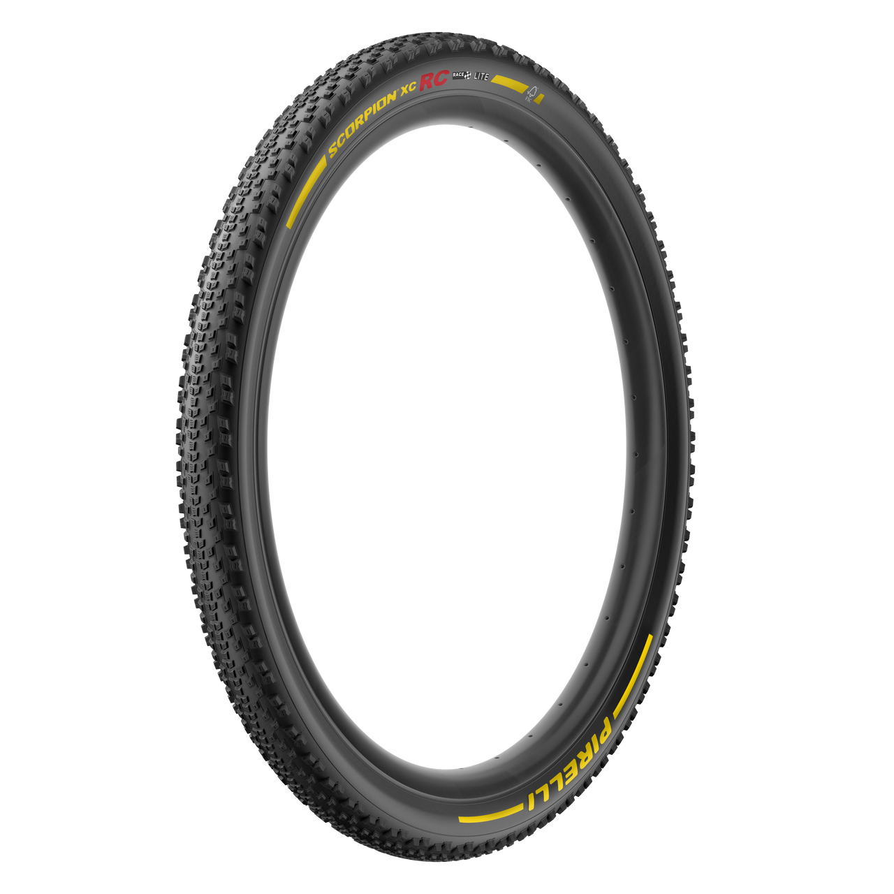 Pneu PIRELLI SCORPION RACE XC RC Lite 29x2.40 Tubeless Ready Souple Noir/Jaune Team Edition