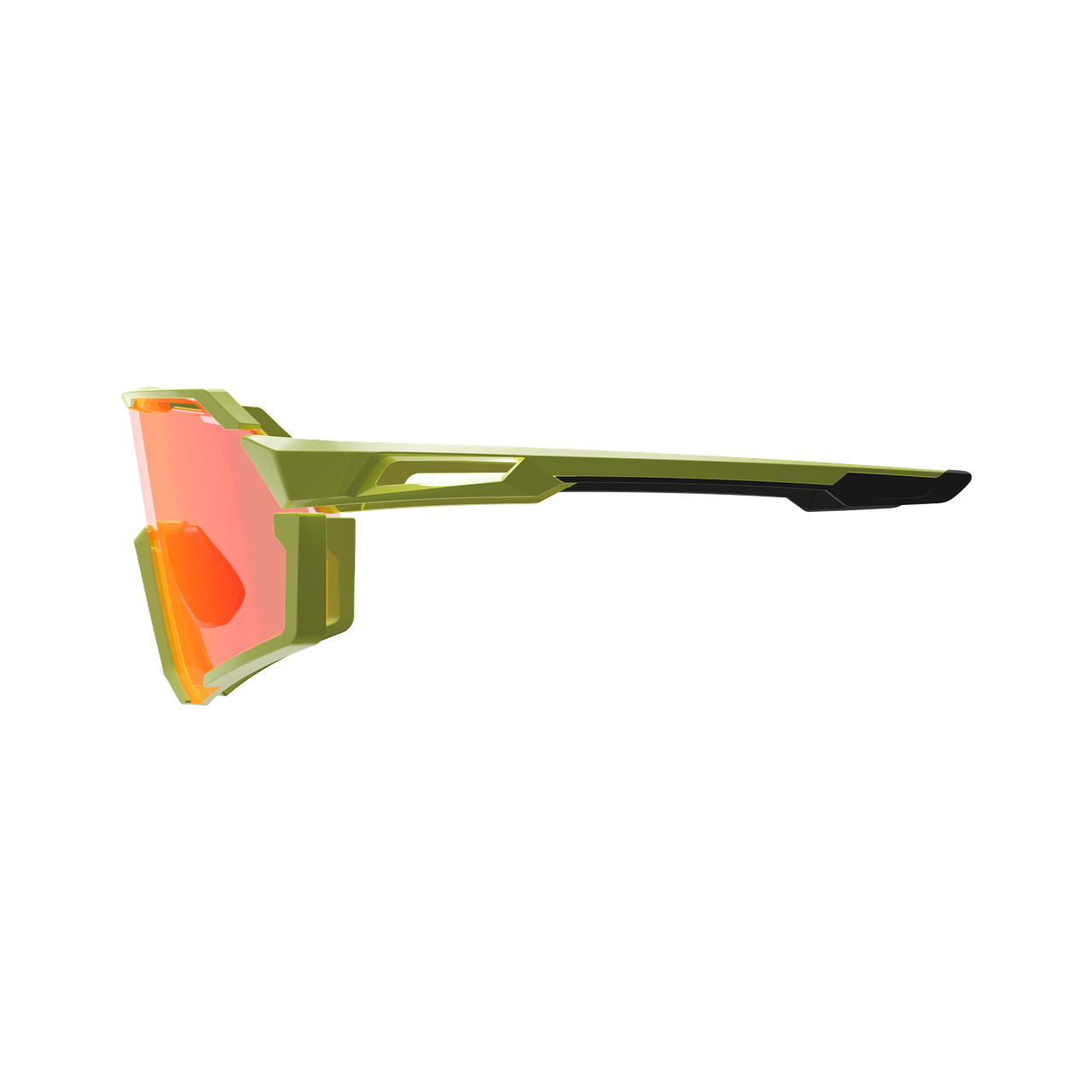 Lunettes LEATT RIDEVIZ PRO SMALL Jaune Verre Crystal Iriz Rouge