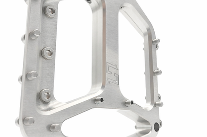 Pédales Plates HXR COMPONENTS AXE ACIER Brut