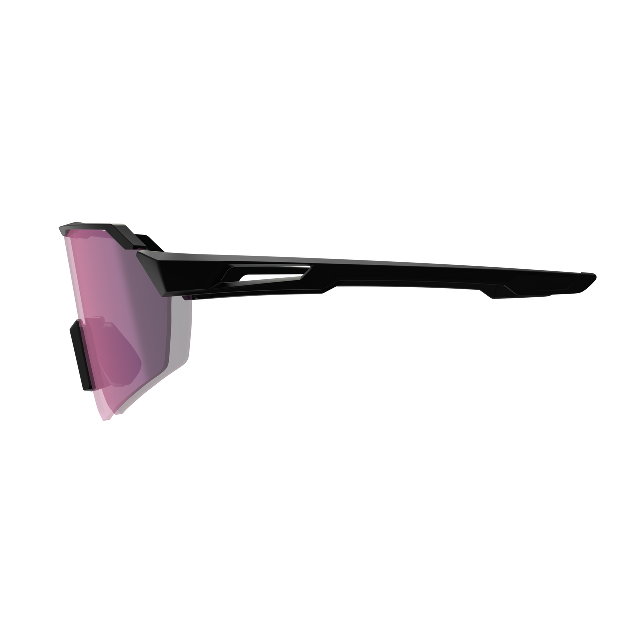 Lunettes LEATT RIDEVIZ LITE LARGE Satin Noir Verre Iriz Crystal Violet