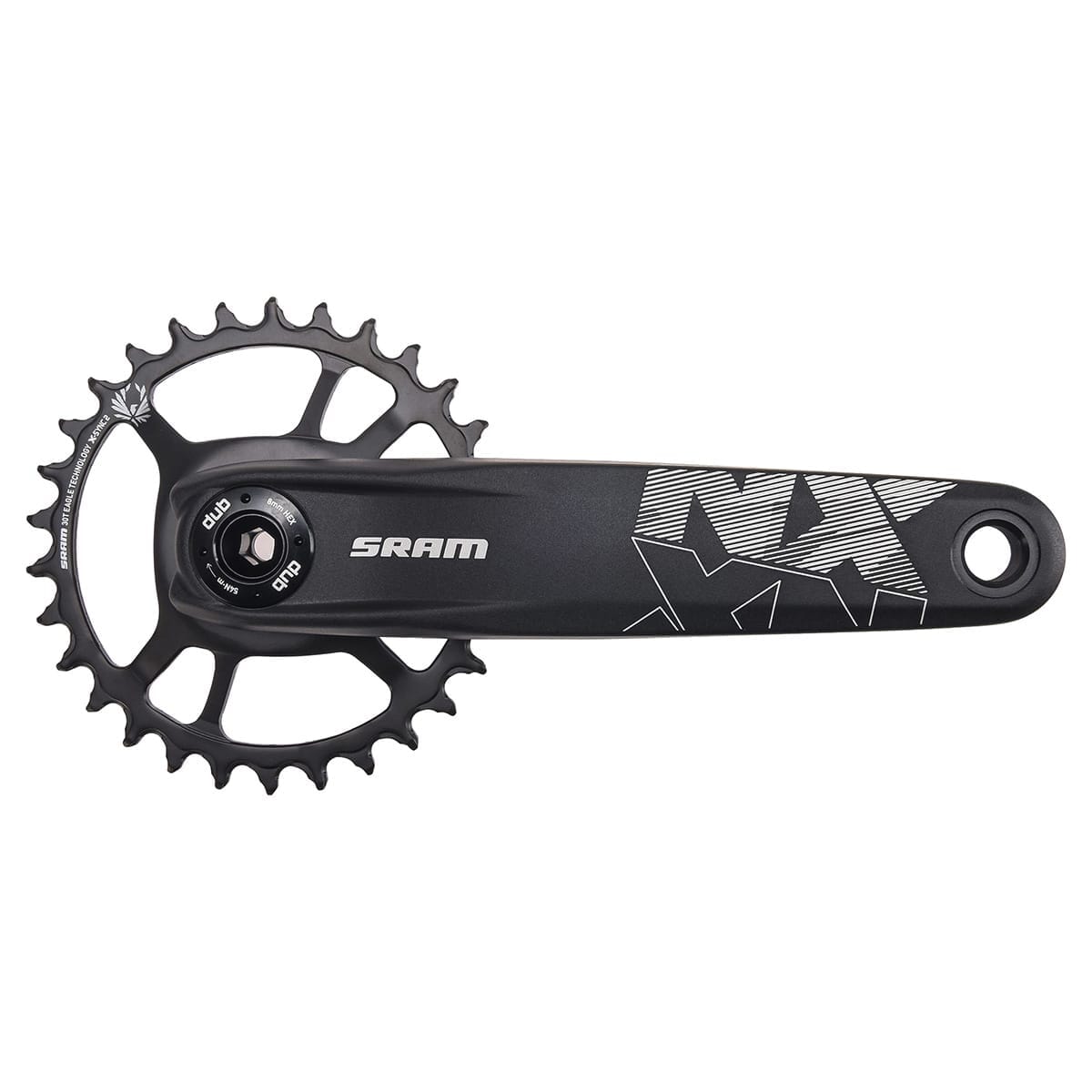Pédalier Sram NX Eagle DUB Fat Bike 4'' 30 Dents 12V Noir SRAM Pédalier Sram NX Eagle DUB Fat Bike 4'' 30 Dents 12V Noir SRAM