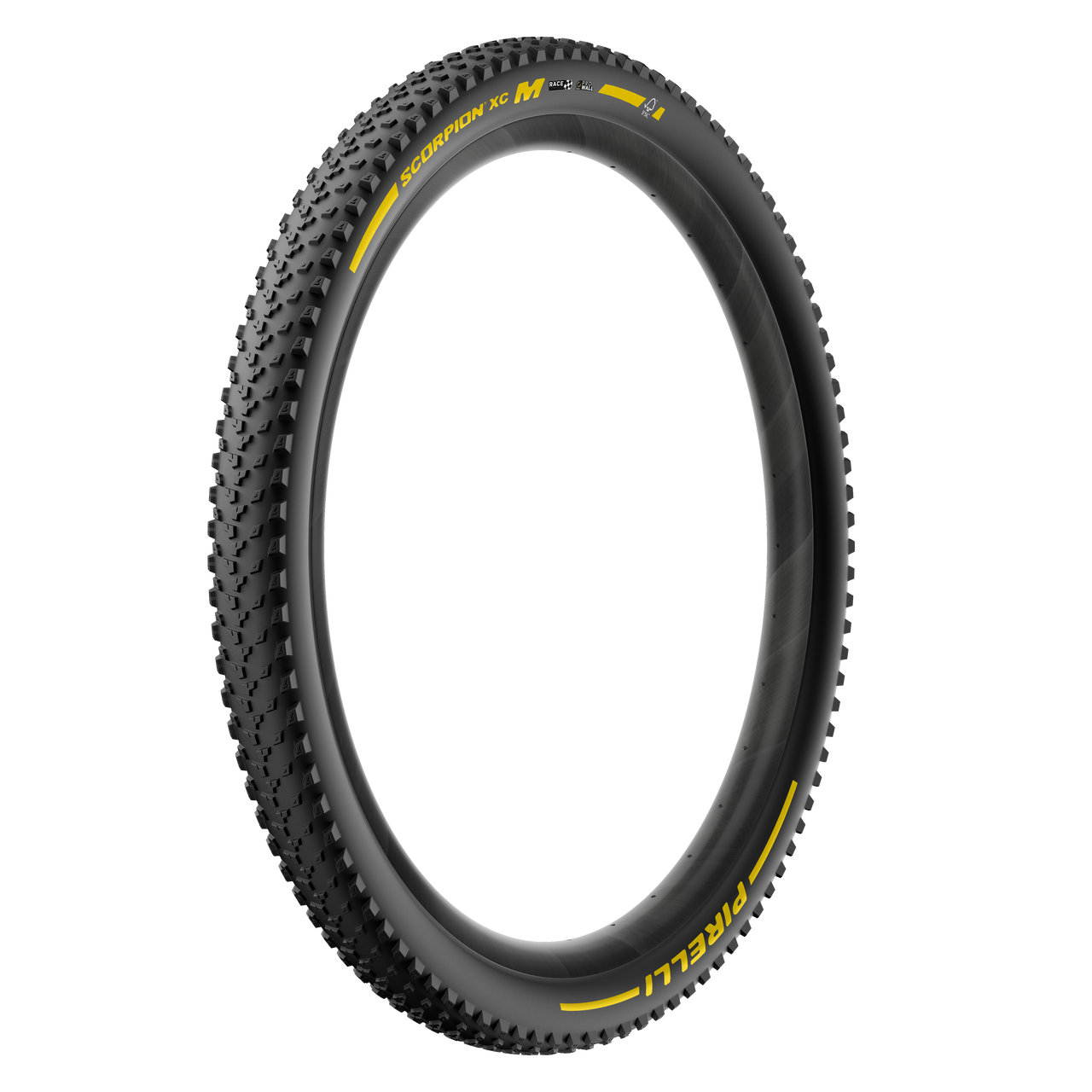 Pneu PIRELLI SCORPION RACE XC M ProWall 29x2.40 Tubeless Ready Souple Noir/Jaune Team Edition