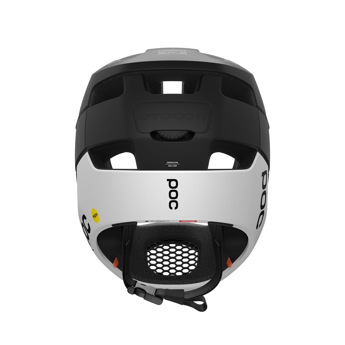 Casque VTT POC OTOCON RACE MIPS Noir/Blanc Matt