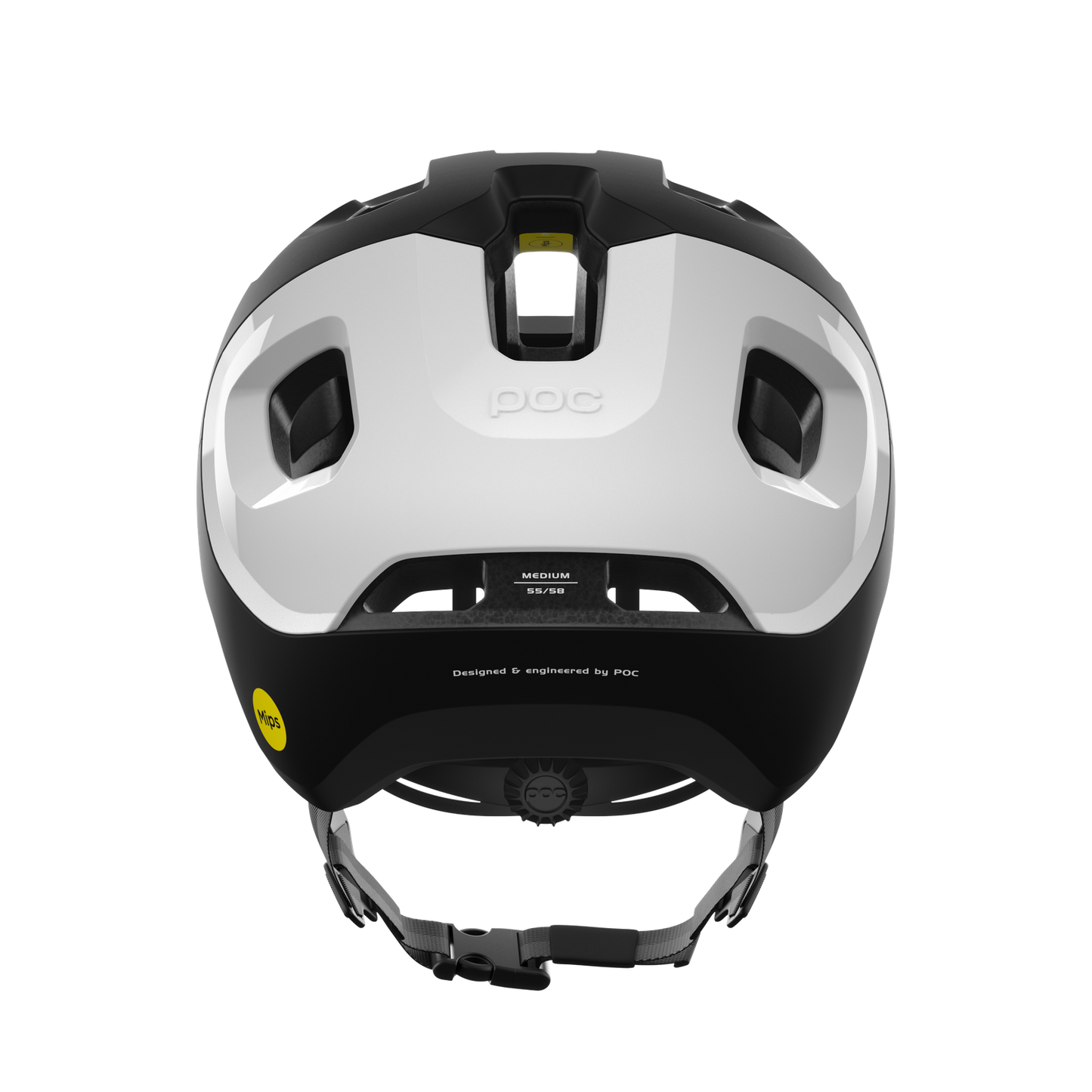 Casque VTT POC AXION RACE MIPS Noir Mat/Blanc