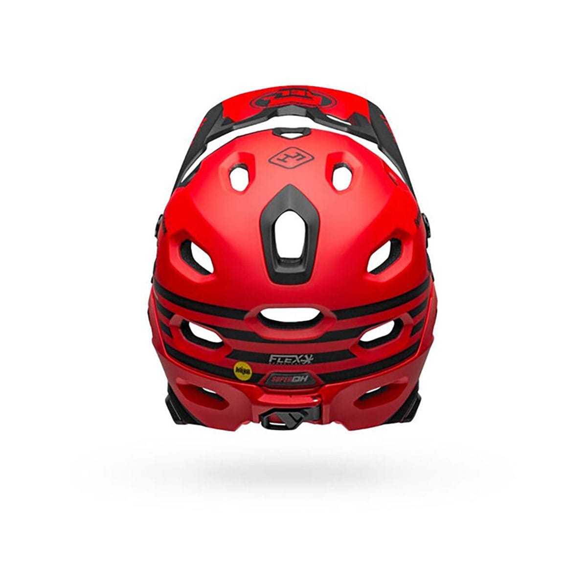 Casque VTT BELL SUPER DH MIPS FASTHOUSE Noir/Rouge