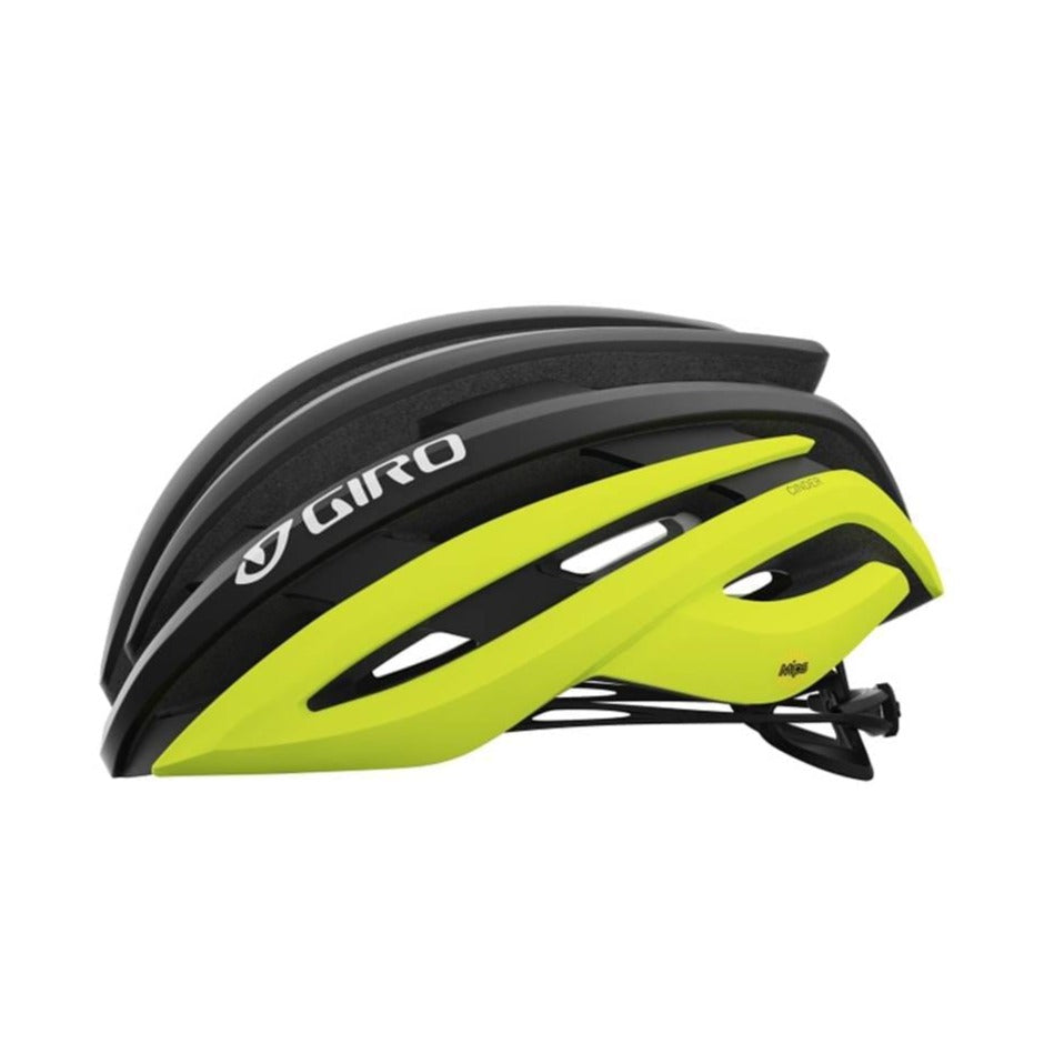 Casque Route GIRO CINDER MIPS Noir/Jaune Fluo