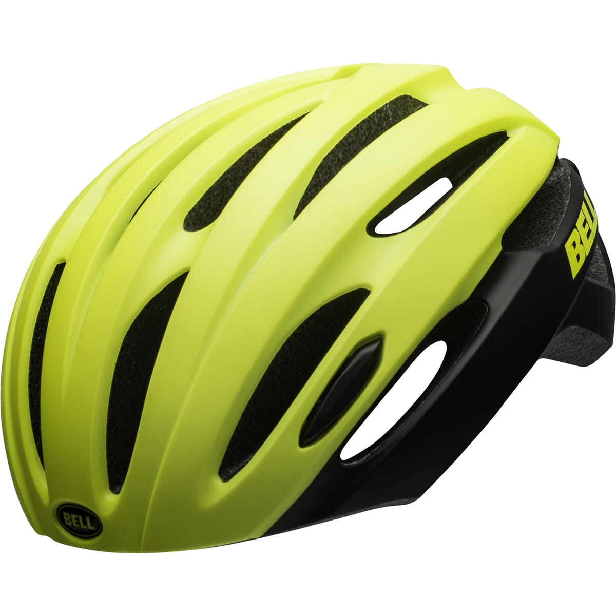 Casque Route BELL AVENUE LED Jaune/Noir