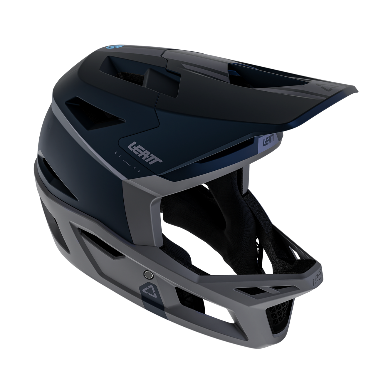 Casque VTT LEATT GRAVITY 4.0 STEALTH Noir/Gris