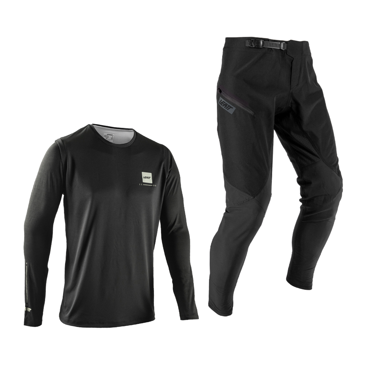 Kit Maillot + Pantalon LEATT MTB GRAVITY 1.0 Junior Noir