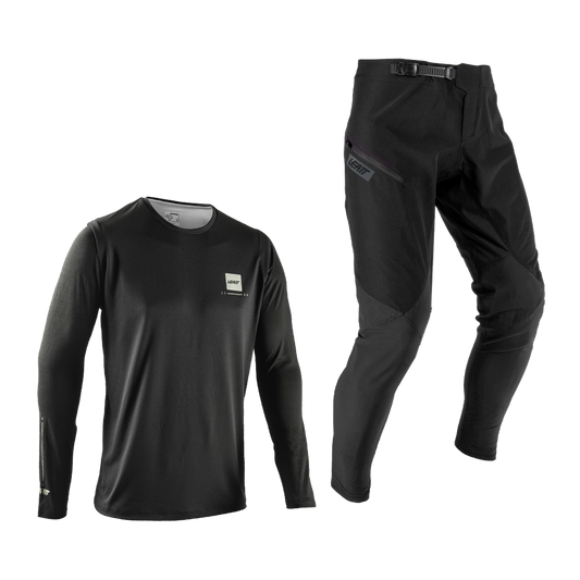 Kit Maillot + Pantalon LEATT MTB GRAVITY 1.0 Junior Noir