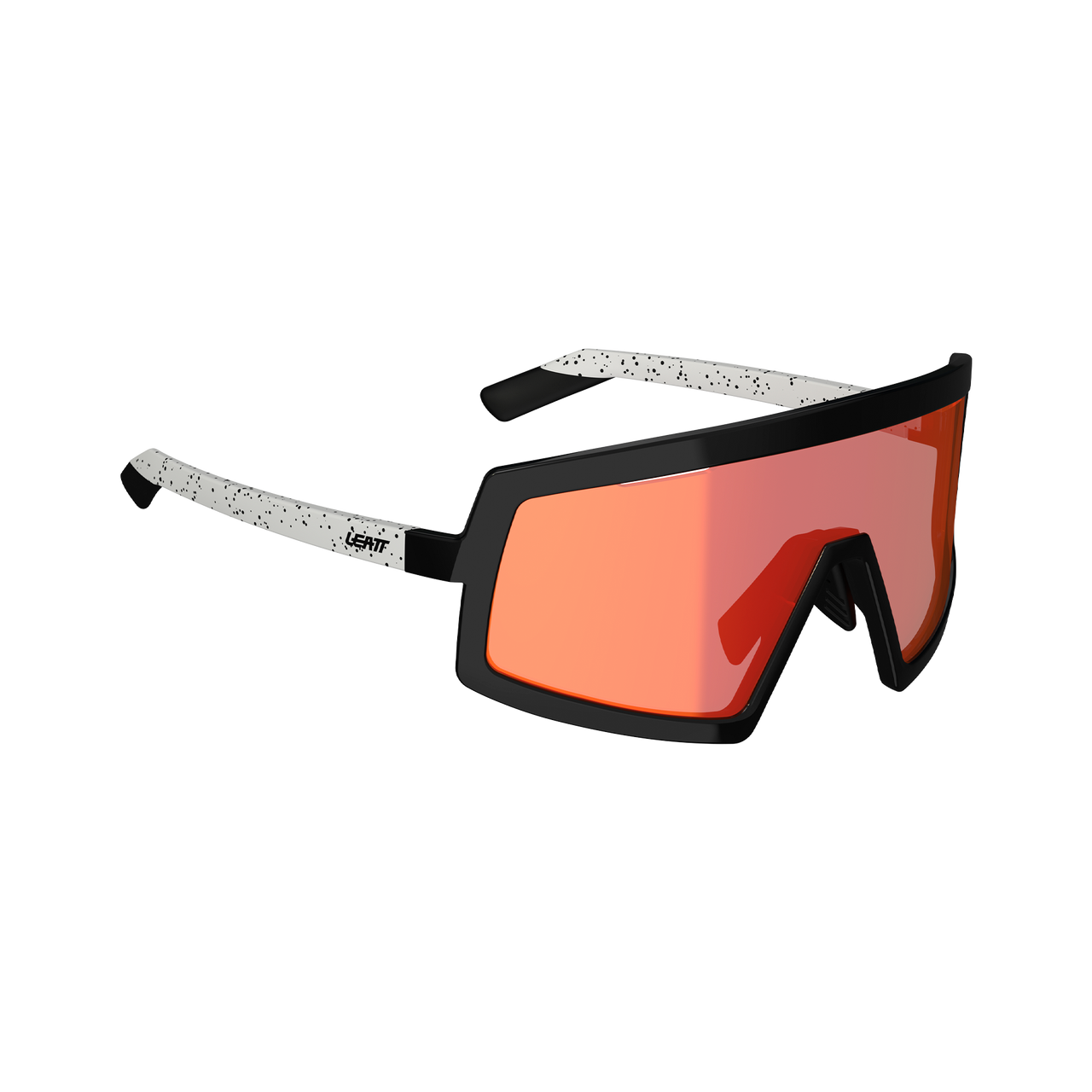 Lunettes LEATT MADVIZ ONE Noir/Blanc Verre Iriz Rouge