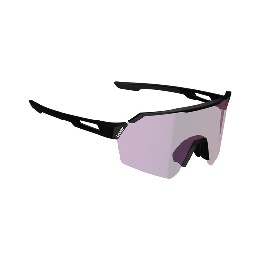 Lunettes LEATT RIDEVIZ LITE LARGE Satin Noir Verre Iriz Crystal Violet