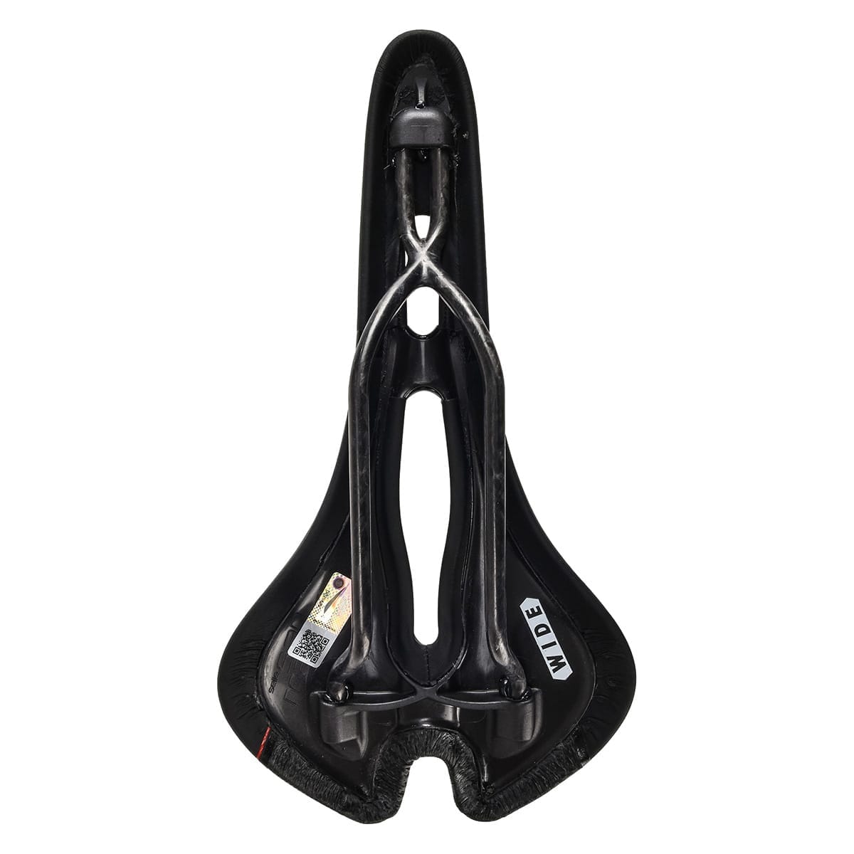 Selle SELLE SAN MARCO ASPIDE CARBON FX OPEN FIT WIDE Rails Carbone Noir