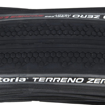 Pneu VITTORIA TERRENO ZERO GRAVEL ENDURANCE Graphene G2.0 700x45c Tubeless Ready Gris