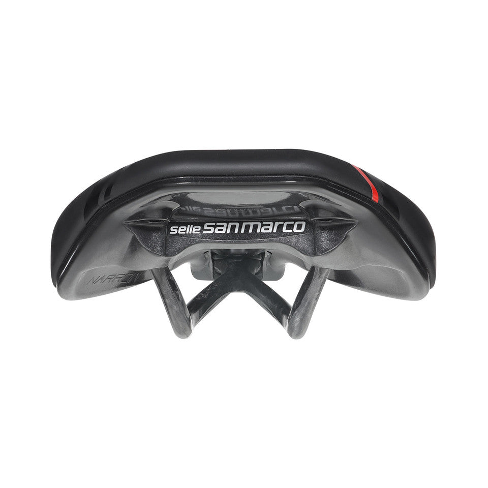 Selle SAN MARCO GROUND SHORT OPEN-FIT CARBON FX 140mm Noir