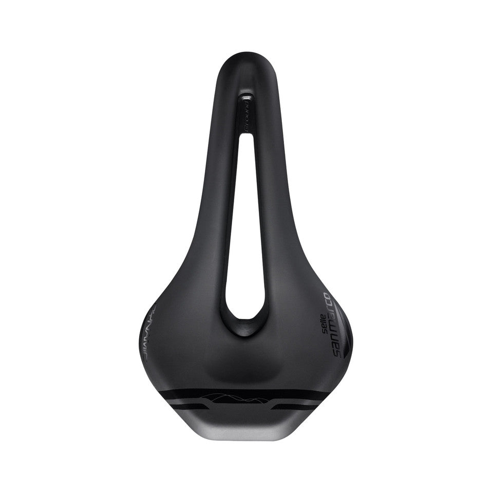 Selle SAN MARCO GROUND SHORT OPEN-FIT DYNAMIC 140mm Noir