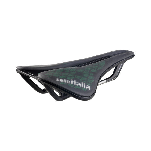 Selle SELLE ITALIA Model X GREEN SUPERFLOW LEAF L Rails Fec Vert/Noir