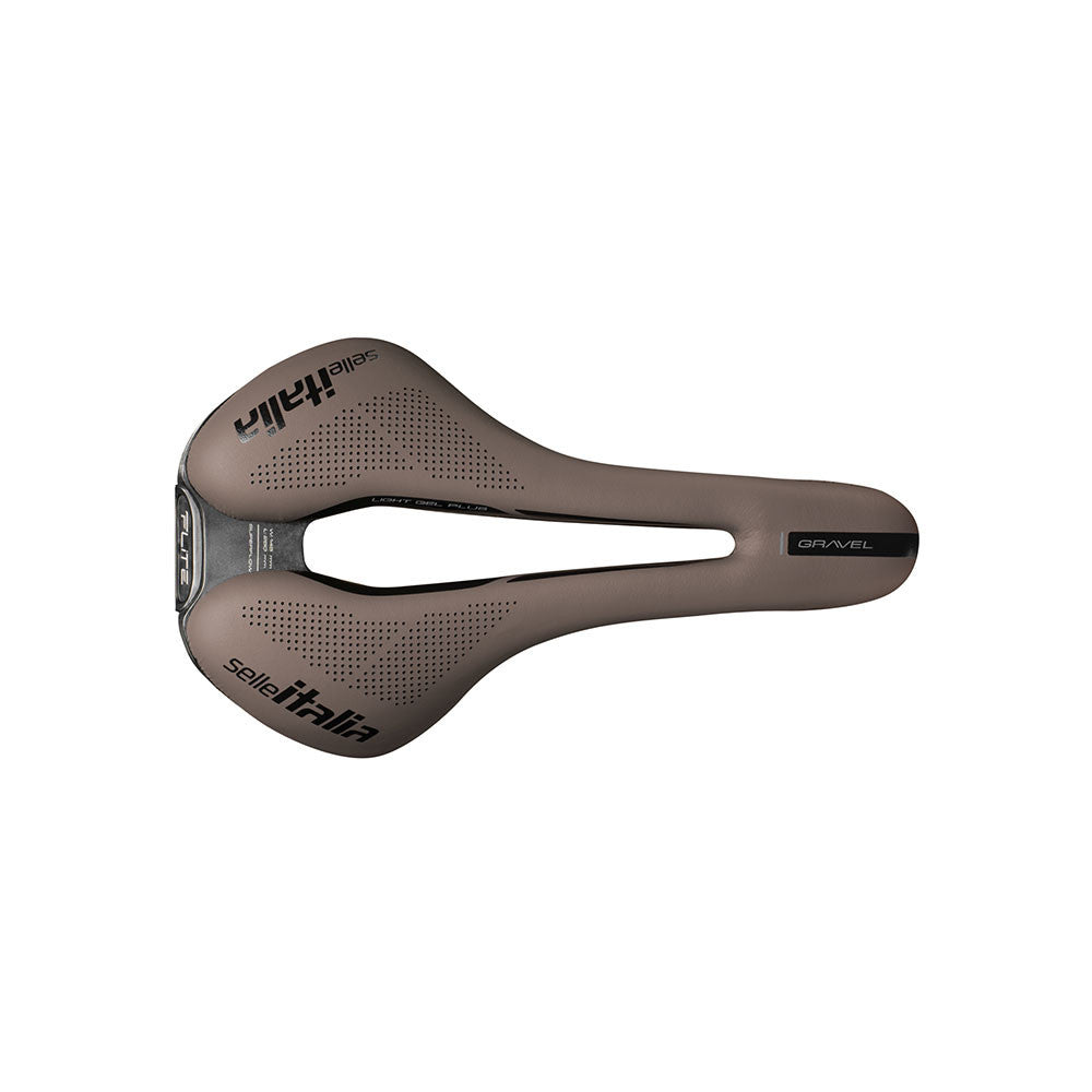 Selle SELLE ITALIA FLITE BOOST GRAVEL SUPERFLOW S Rails TI316 Marron