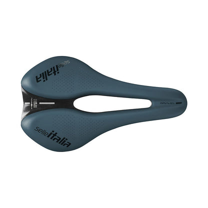 Selle SELLE ITALIA NOVUS BOOST EVO GRAVEL SUPERFLOW TM L Rails Manganèse Bleu