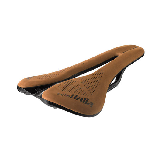 Selle SELLE ITALIA NOVUS EVO BOOST SUPERFLOW L Rails Carbone Marron