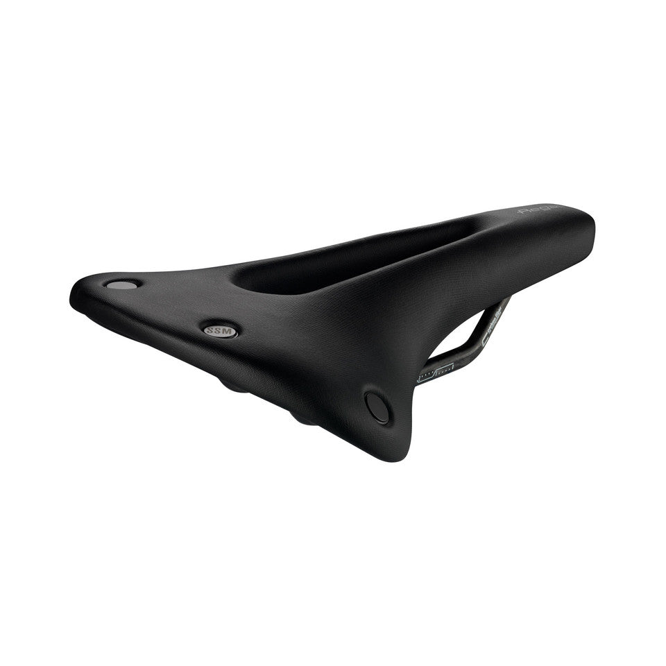 Selle SAN MARCO REGAL SHORT OPEN-FIT CARBON FX L3 Largeur 165mm Rails Carbone