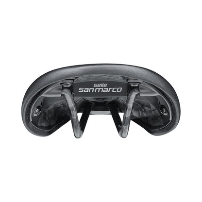 Selle SAN MARCO REGAL SHORT OPEN-FIT CARBON FX S3 Largeur 140mm Rails Carbone