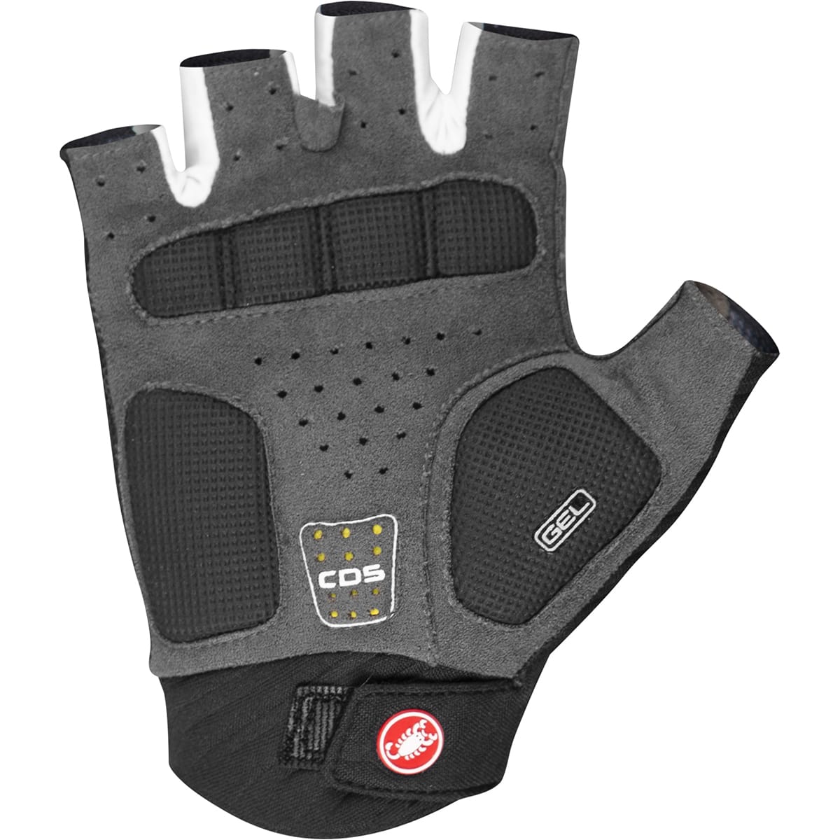 Gants Courts CASTELLI ROUBAIX GEL 2 Femme Noir