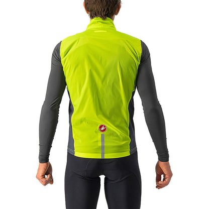 Gilet CASTELLI SQUADRA STRETCH Jaune/Gris