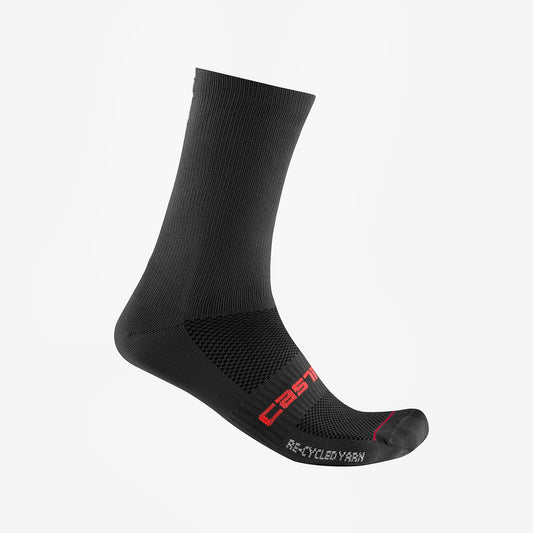 Chaussettes CASTELLI RE-CYCLE THERMAL 18 Noir