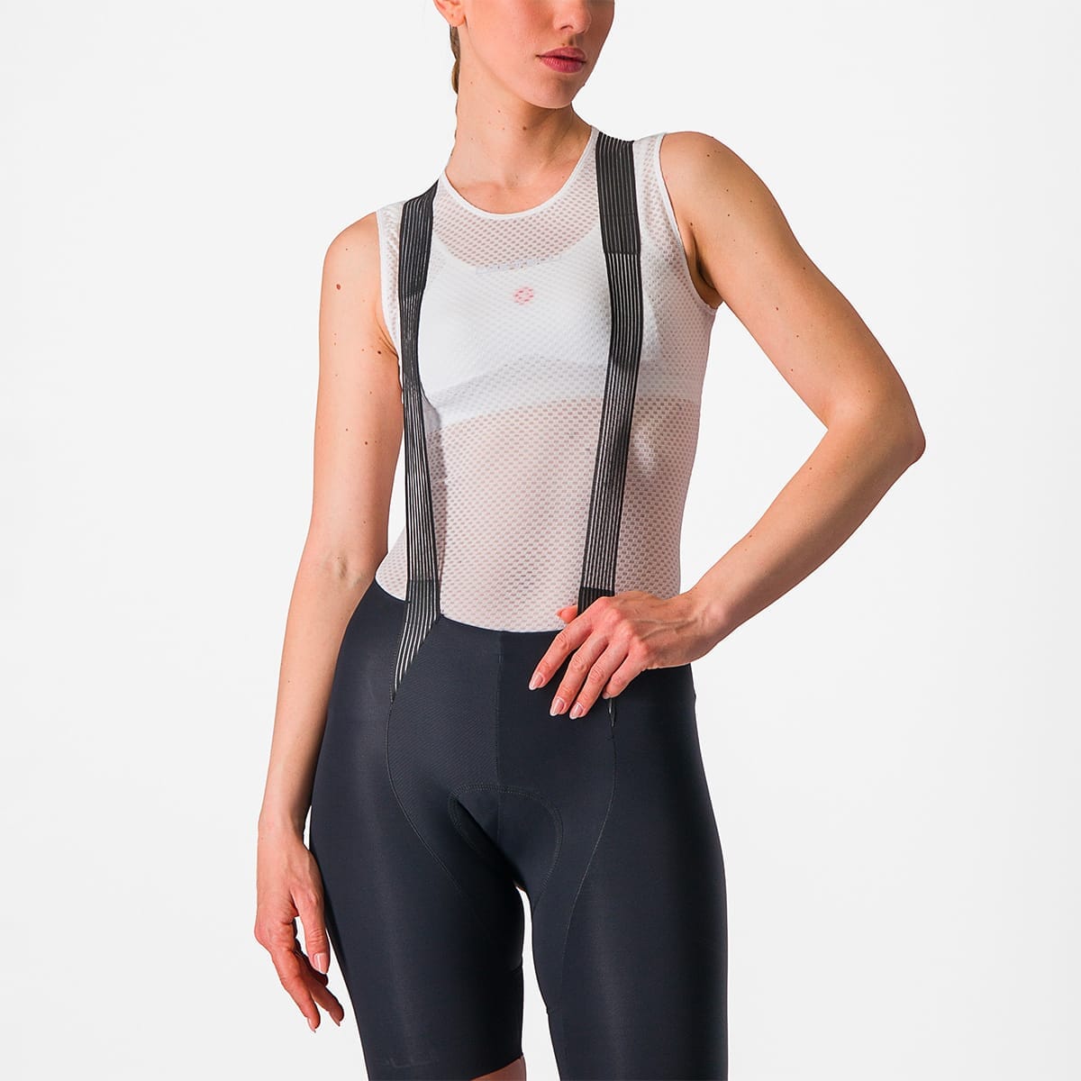 Sous Vetement Technique CASTELLI PRO MESH Femme Sans Manches Blanc Probikeshop