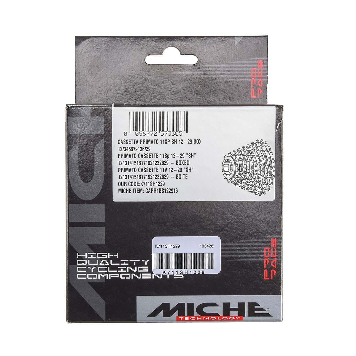 Cassette 11V MICHE PRIMATO Shimano